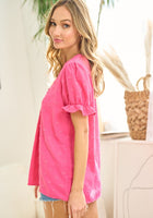Load image into Gallery viewer, Baylie Top - Pink
