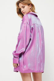 The Shimmer End Button Up Shirt