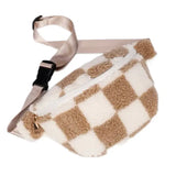Checker Sherpa Bum Bag