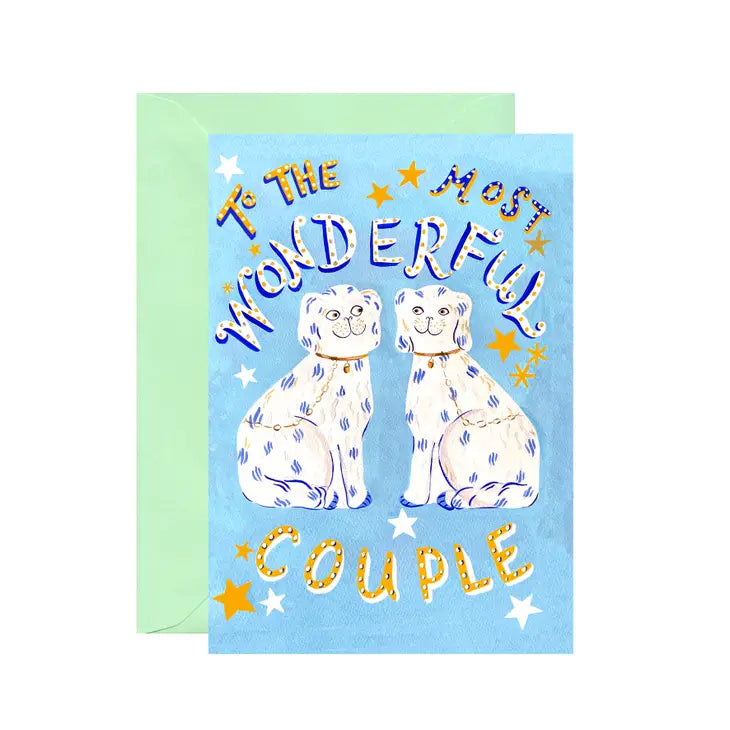 Wonderful Couple Wedding Card