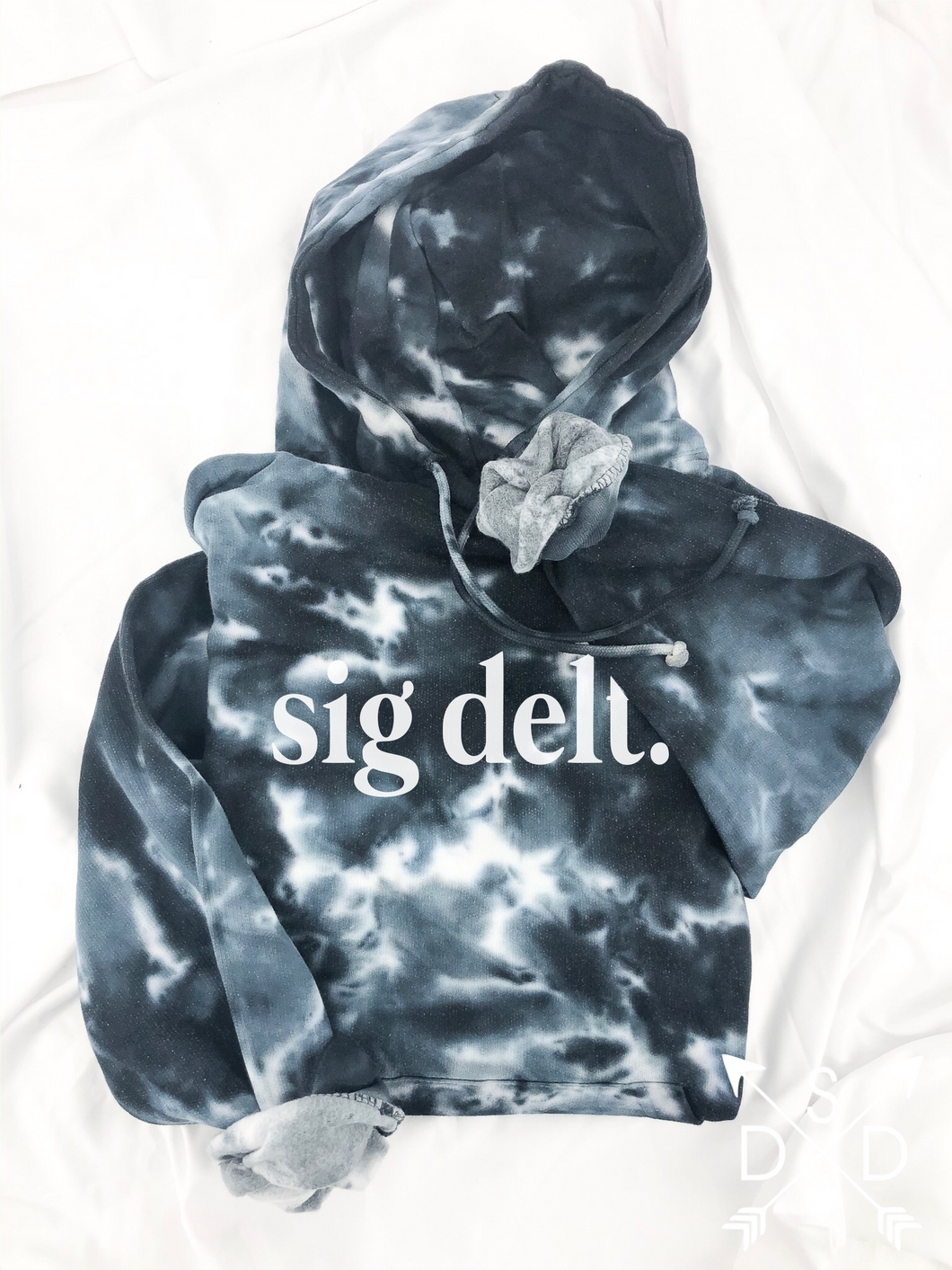 Abbie Black Tie Dye Sweatshirt