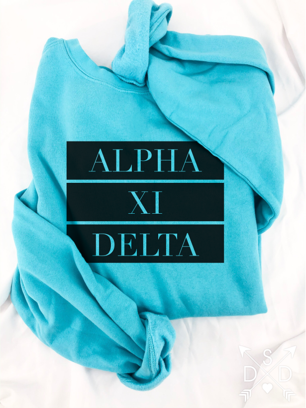 Block Sorority Sweatshirt