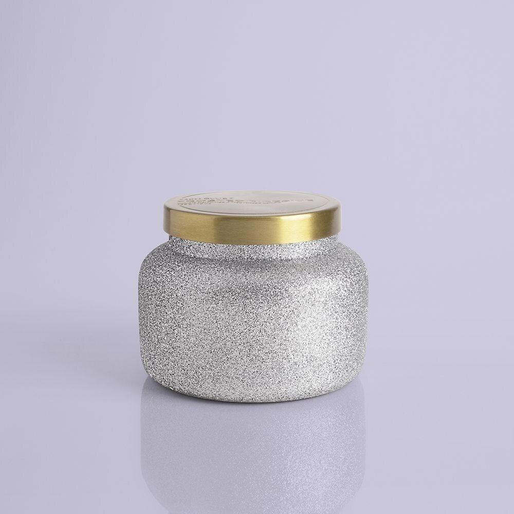 CAPRI BLUE GLAM - FROSTED FIRESIDE SIGNATURE JAR, 19 oz