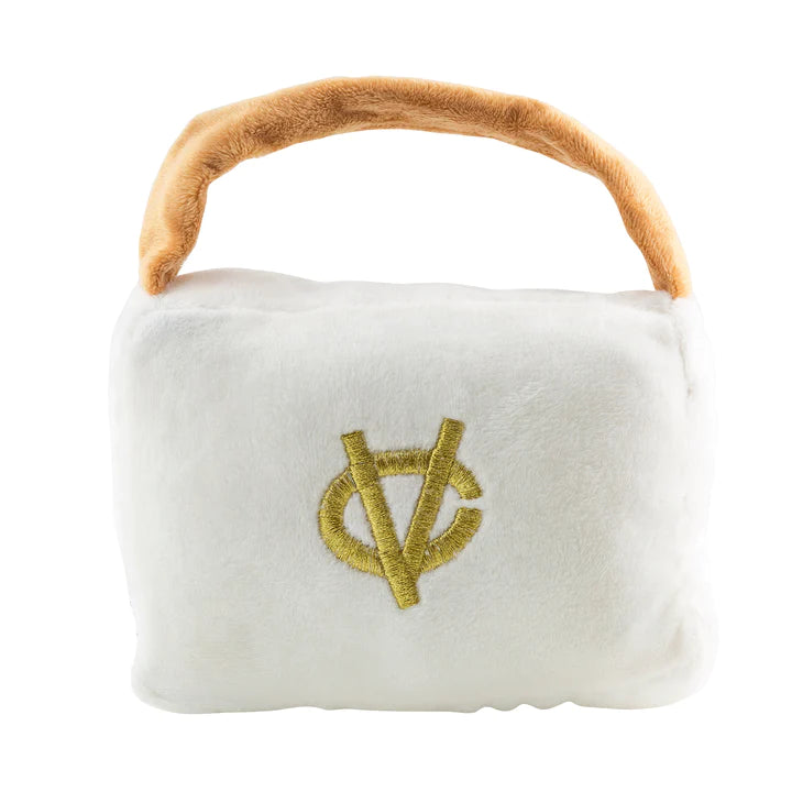 White Chewy Vuiton Handbag