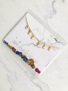 Delta Gamma Name Drop Necklace