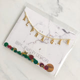 Alpha Gamma Delta Name Drop Necklace