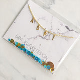 Alpha Delta Pi Name Drop Necklace