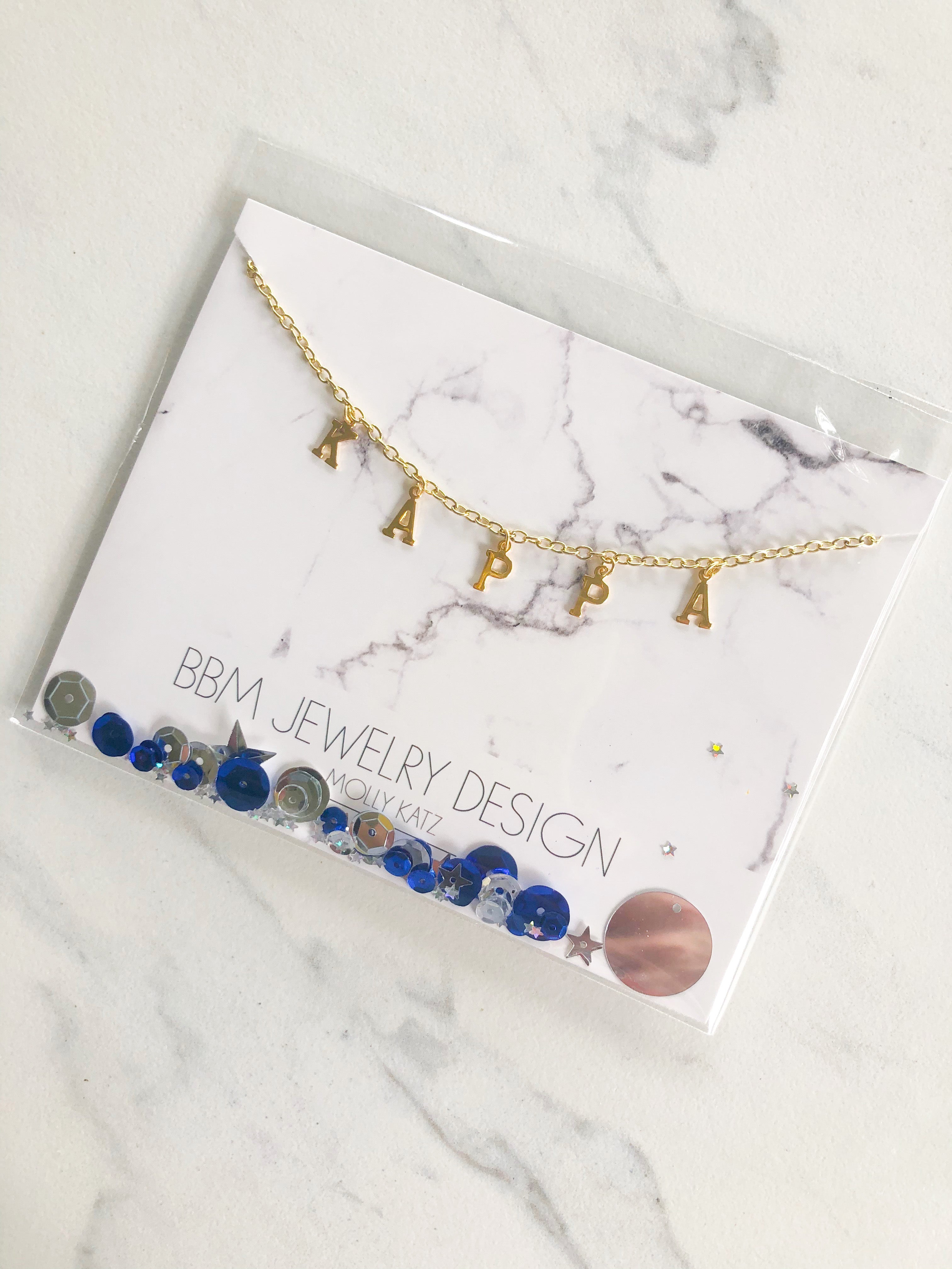 Kappa Kappa Gamma Name Drop Necklace