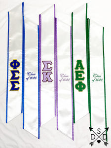 Sorority Graduation Stole