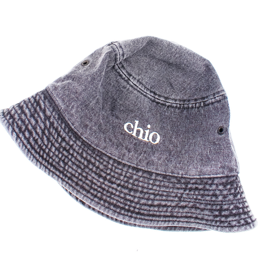 Chi Omega Denim Bucket Hat