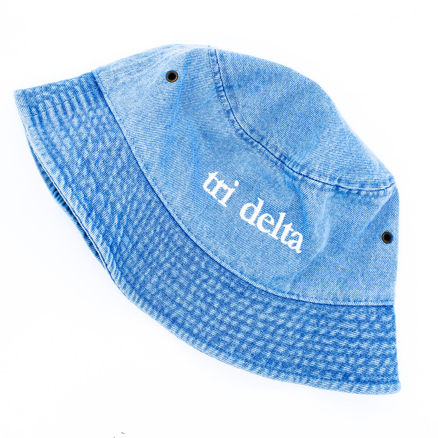 Delta Delta Delta Denim Bucket Hat