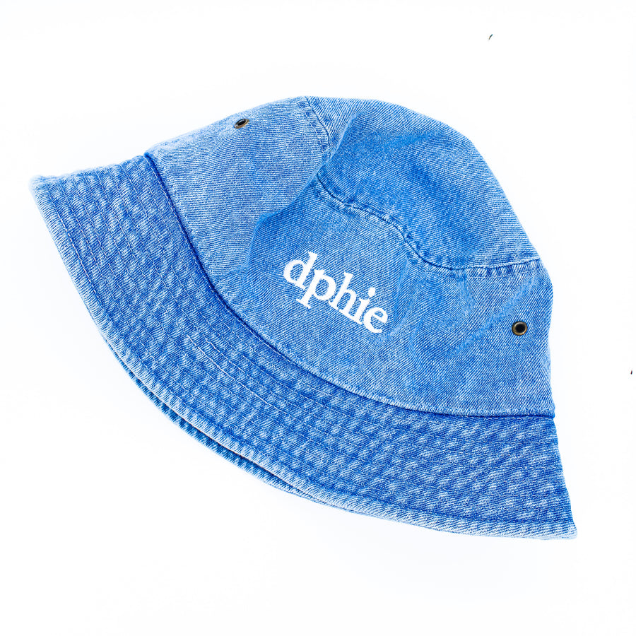 Delta Phi Epsilon Denim Bucket Hat