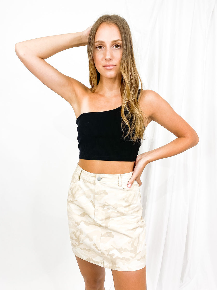 Debbie Camo Mini Skirt