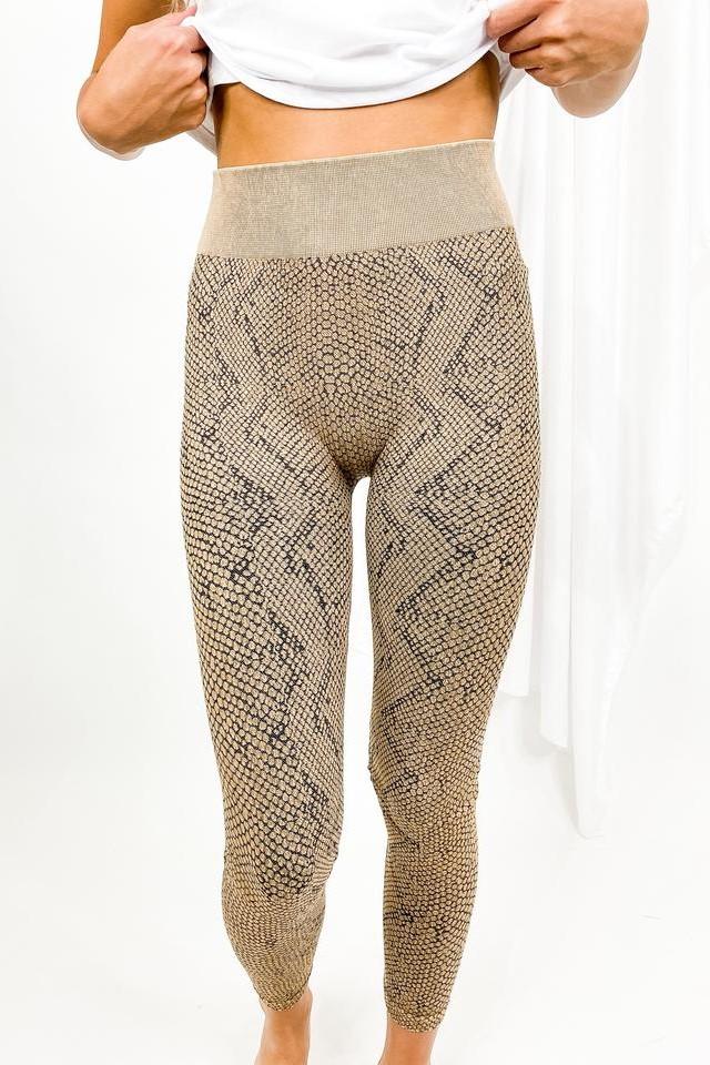 Mia Snake Print Legging