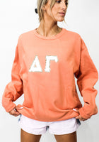 Load image into Gallery viewer, Chenille Embroidered Letter Sweatshirt
