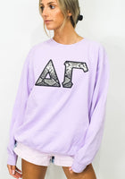 Load image into Gallery viewer, Ibiza Embroidered Letter Sweatshirt
