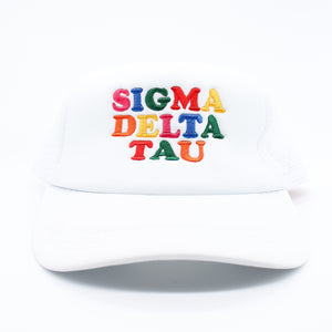 Sigma Delta Tau Fun Times Trucker Hat