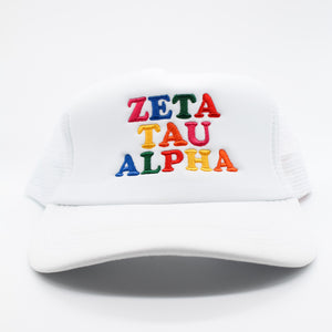 Zeta Tau Alpha Fun Times Trucker Hat