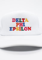 Load image into Gallery viewer, Delta Phi Epsilon Fun Times Trucker Hat
