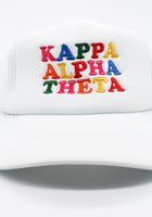 Load image into Gallery viewer, Kappa Alpha Theta Fun Times Trucker Hat
