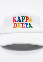 Load image into Gallery viewer, Kappa Delta Fun Times Trucker Hat
