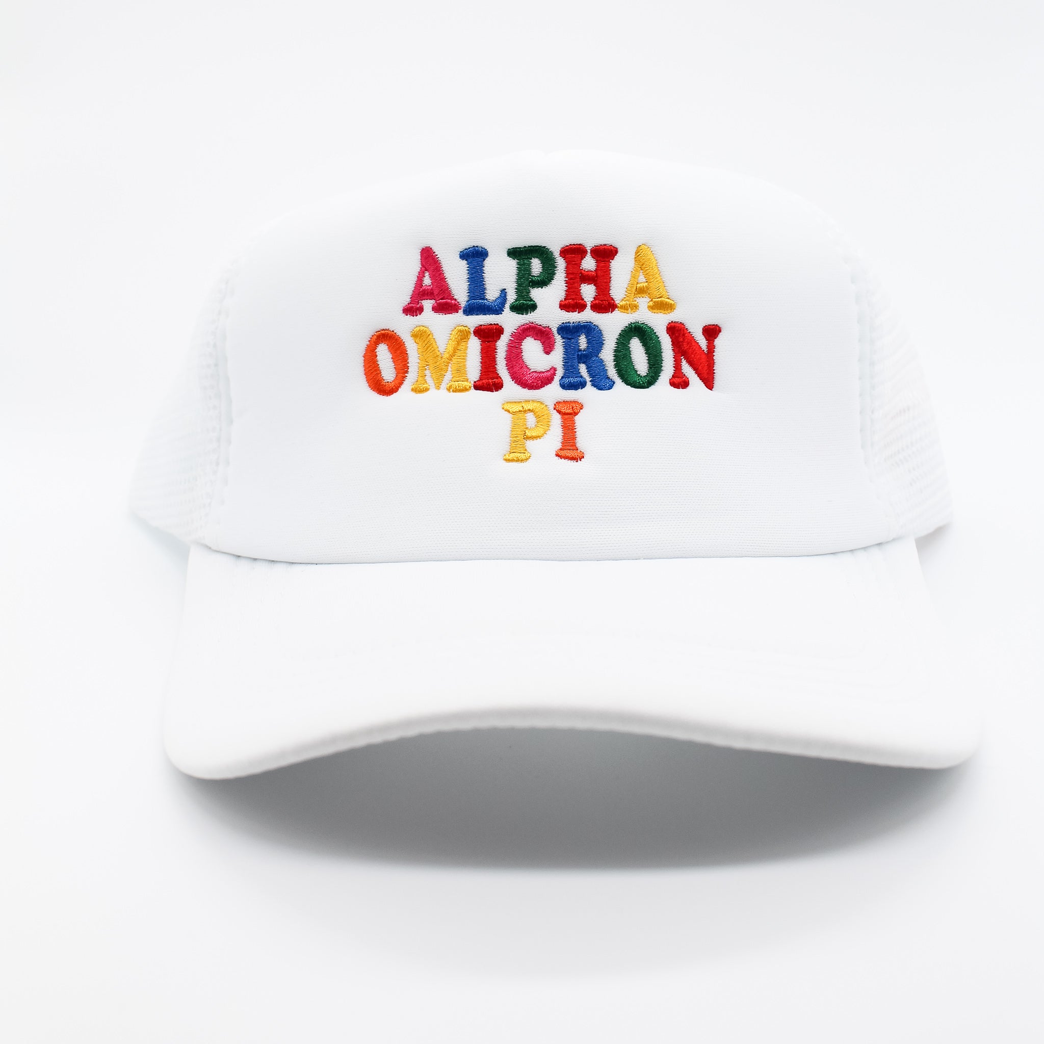 Alpha Omicron Pi Fun Times Trucker Hat