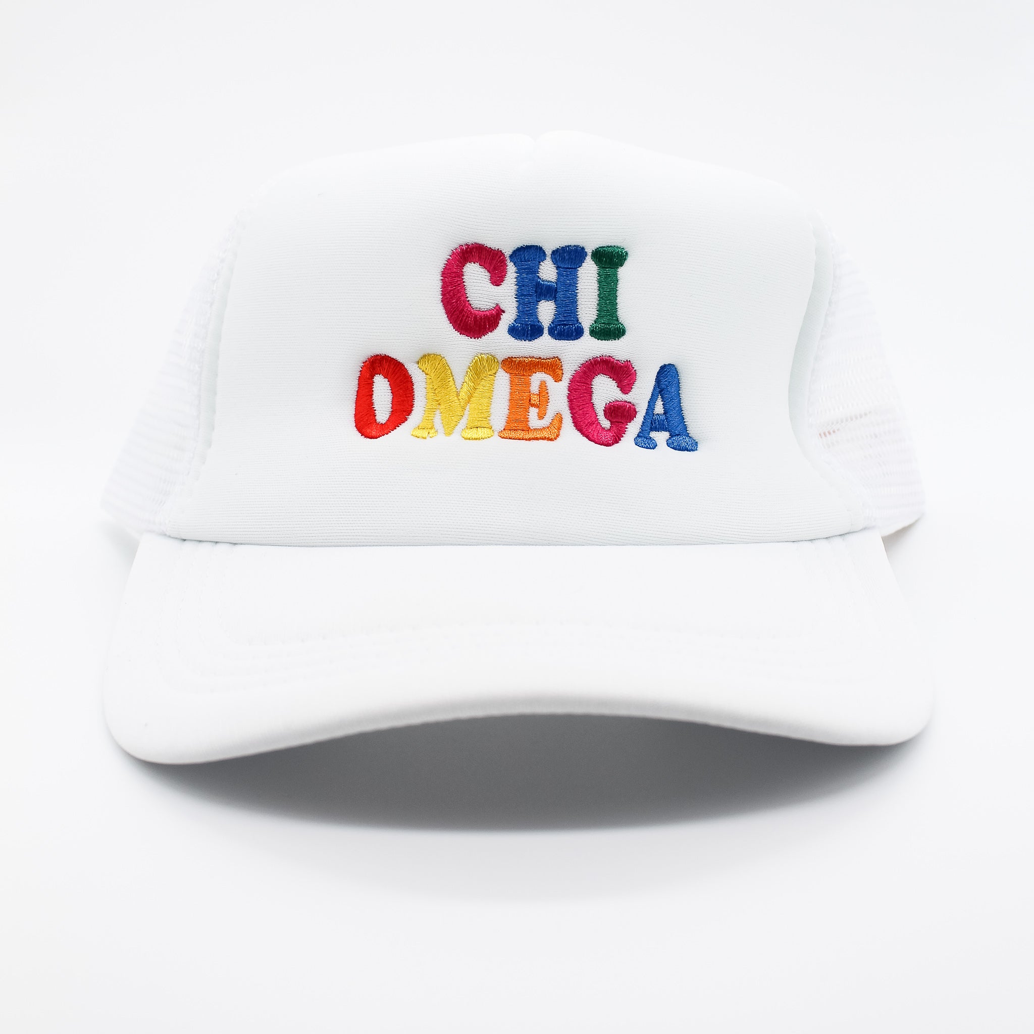 Chi Omega Fun Times Trucker Hat