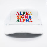 Alpha Sigma Alpha Fun Times Trucker Hat