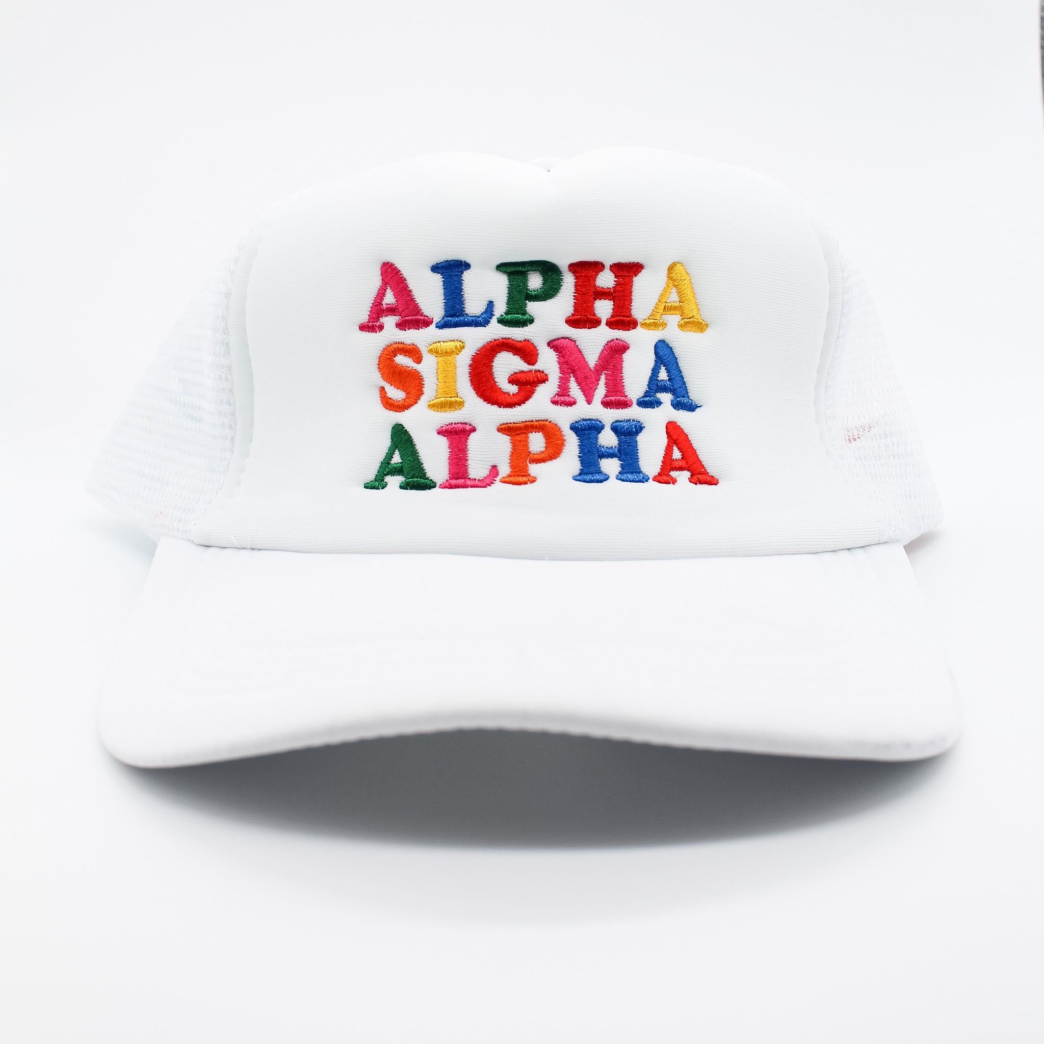Alpha Sigma Alpha Fun Times Trucker Hat