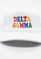 Load image into Gallery viewer, Delta Gamma Fun Times Trucker Hat
