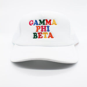 Gamma Phi Beta Fun Times Trucker Hat