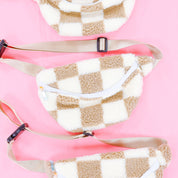 Checker Sherpa Bum Bag