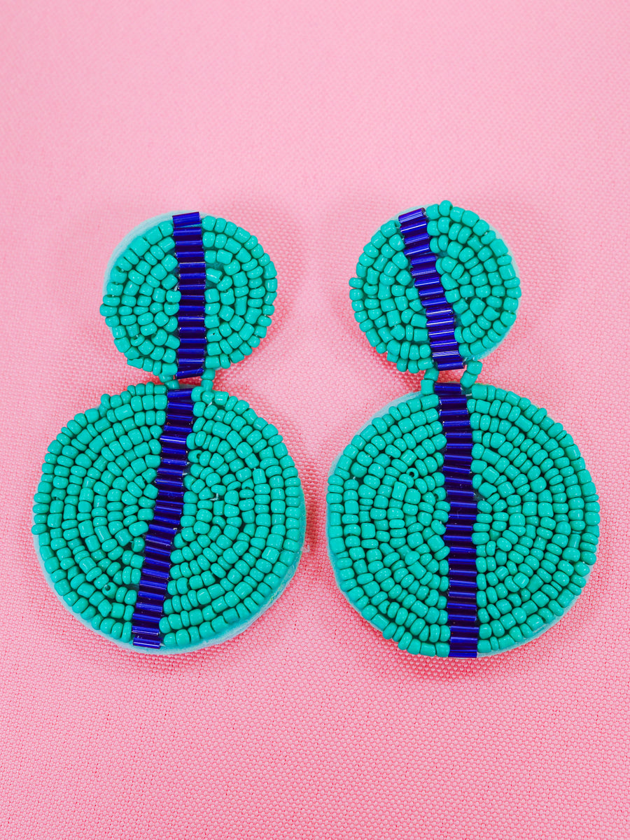 Colleen Earrings Green