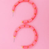 Cara Earrings - Pink