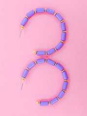 Cara Earrings - Violet