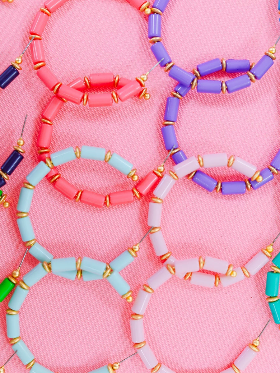 Cara Earrings - Teal