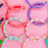 Cara Earrings - Navy