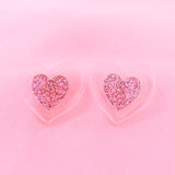 Heart Acrylic Studs