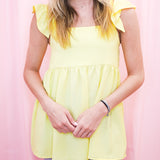 Sunny Day Top - Lemon