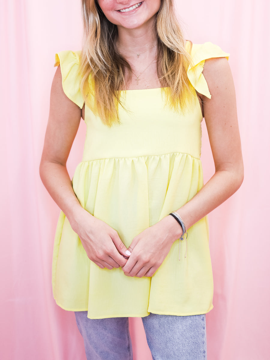 Sunny Day Top - Lemon