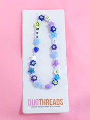 Beaded Sorority Phone Charm