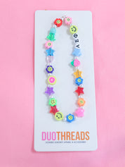 Beaded Sorority Phone Charm