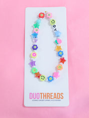 Beaded Sorority Phone Charm