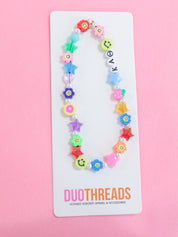 Beaded Sorority Phone Charm