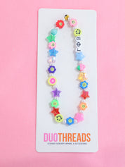 Beaded Sorority Phone Charm