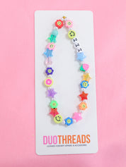 Beaded Sorority Phone Charm