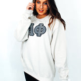 Study Hall Embroidered Sorority Crewneck