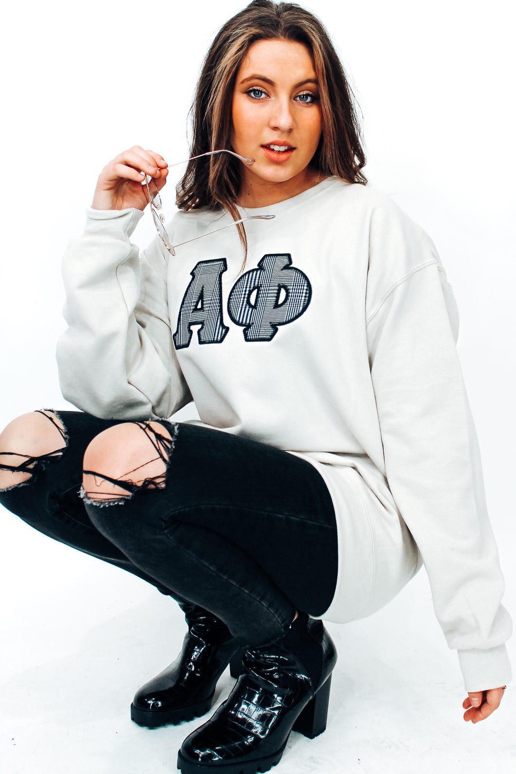Study Hall Embroidered Crewneck