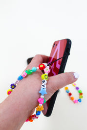 Beaded Sorority Phone Charm