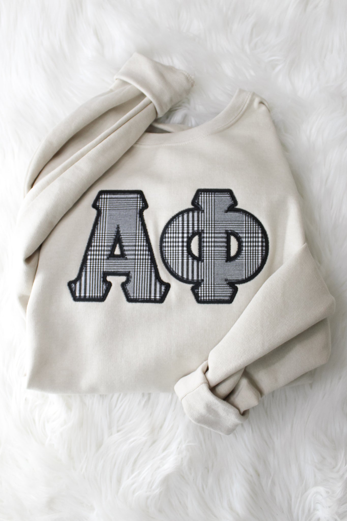 Study Hall Embroidered Sorority Crewneck